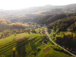 Gebirge - Lage einer Immobilie